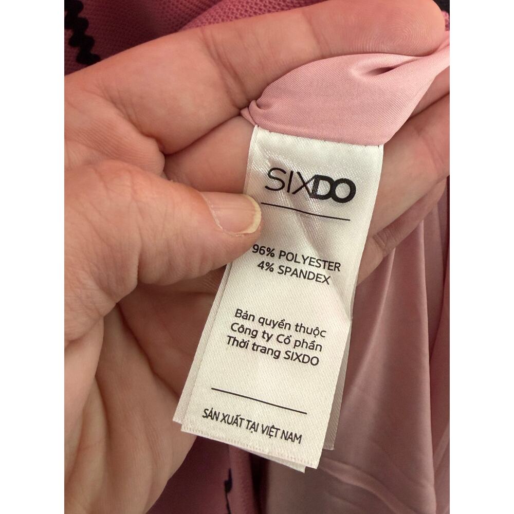 Sixdo Short Sleeve Patch Pocket Collared Mini Dre… - image 6